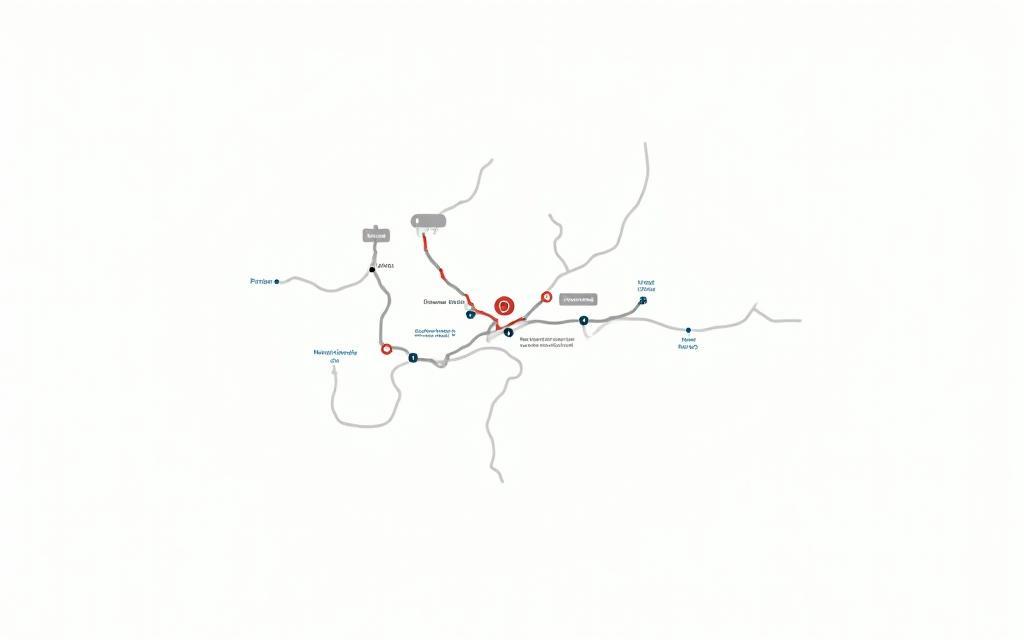 Static map of Swiss motorways requiring vignette
